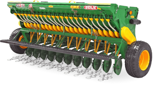 SEED DRILL WITH TINY SEED HOPPER