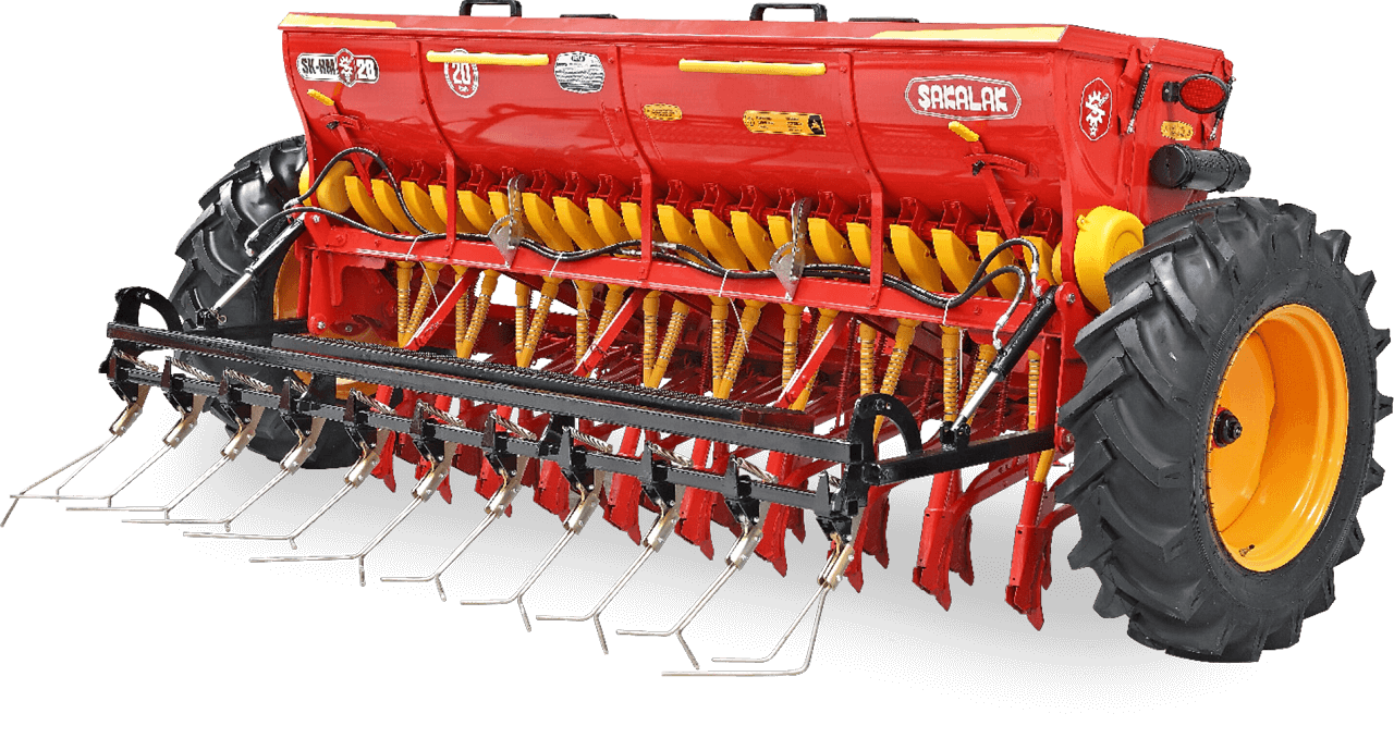 Y.Torun With Fertilizer Double Disc Pressing Wheel Seed Drill