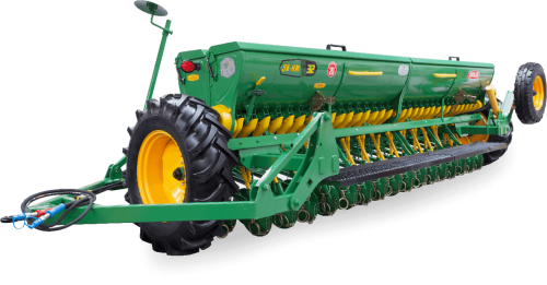 COMBINE SEED DRILL WITHSIDE WHEELS FOR TRANSPORT