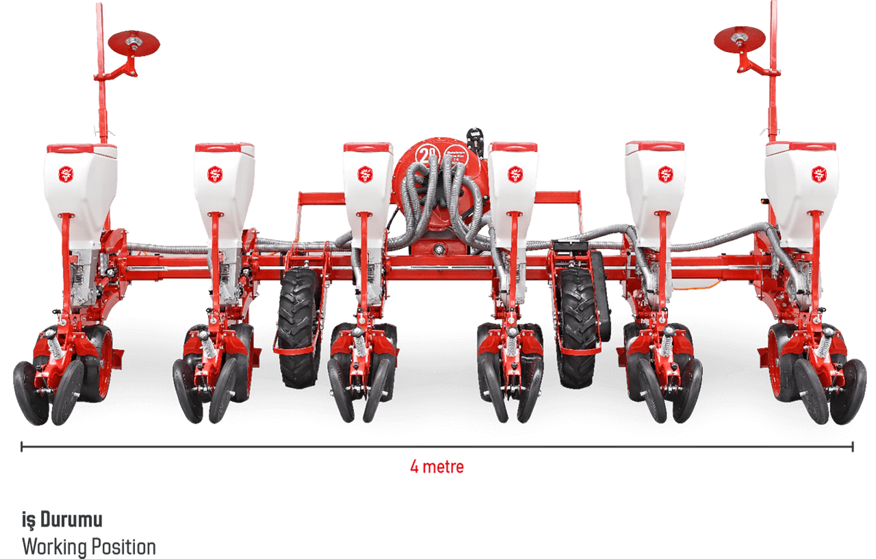 Hydraulic Shifting & Foldable Pneumatic Precision Planters