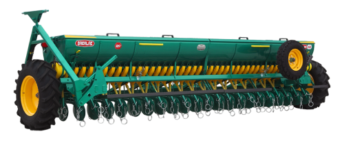 COMBINE SEED DRILL WITHSIDE WHEELS FOR TRANSPORT