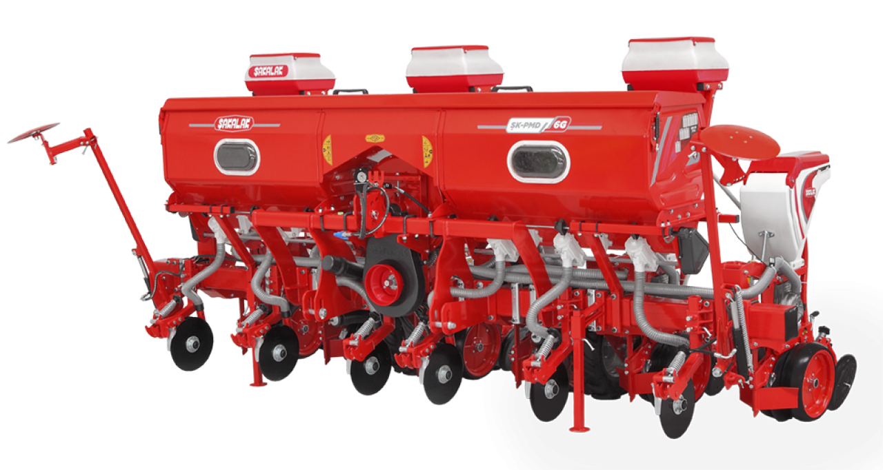 Çift Sıra Çapraz Pnömatik Hassas Ekim Makinesi