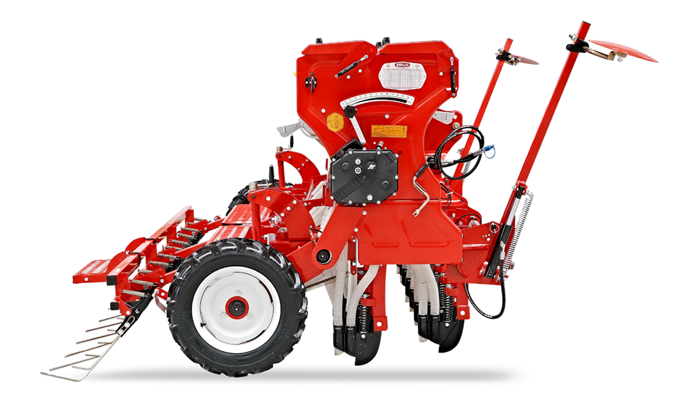 Şanzımanlı Uçtan Yaylı Balta Ayaklı Üniversal Kombine Hububat Ekim Makinesi