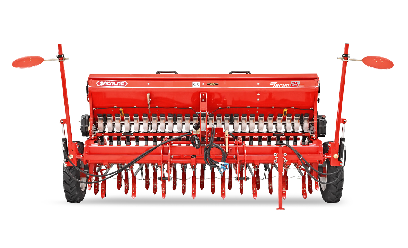 Y.Torun With Fertilizer Double Disc Pressing Wheel Seed Drill
